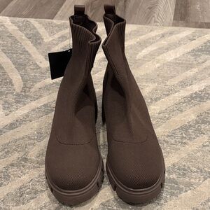 Forever 21 Dark Brown Ankle Boots